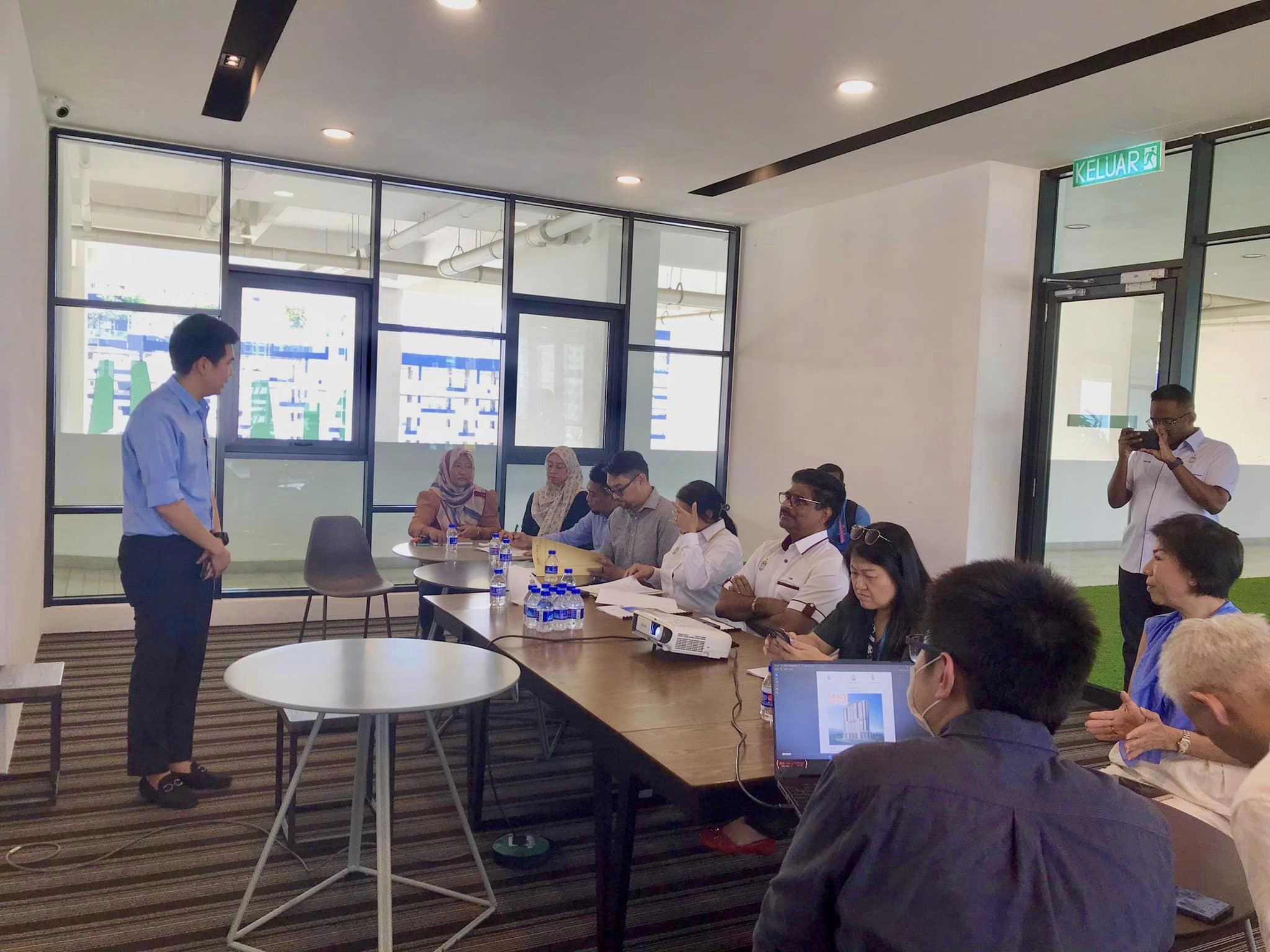 Lawatan Tapak ke Projek Grace Harmony Lembaga Perumahan Negeri Pulau Pinang (LPNPP) bersama YB Dato’ Seri Sundarajoo A/L Somu, EXCO Perumahan dan Alam Sekitar.